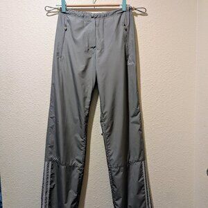 Y2K Womens Adidas Grey Pants With Adjustable Waist Size S
